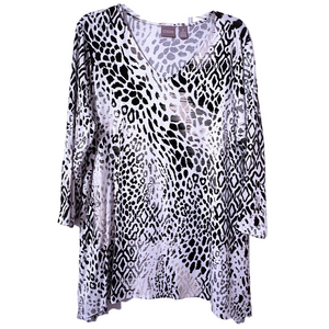 Chico's Animal Print Top